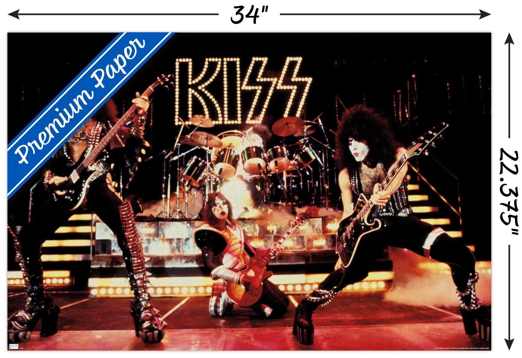 Amazon.com: Trends International Kiss - Live Show Wall Poster